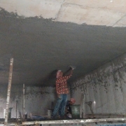 plastering