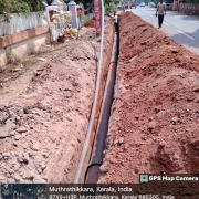 300mm DI laying @Mapranam - Nandhikkara PWD Rd