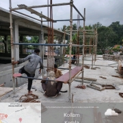 Admin building - column rebar work