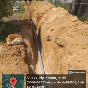 Vilakkudy Temple - Kulapuram road (node : 413-422) 90mm/8kg Laying