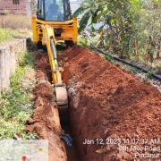 90mm 6kg pipe laying work