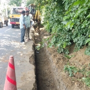 Road restoration WBM and WMM laid