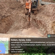 CASCADE AERATOR- Thrust block excavation works