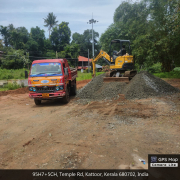 Road Restoration Work At Kattoor GP