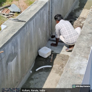 Expansion joint packing in connecting channel from CFL1