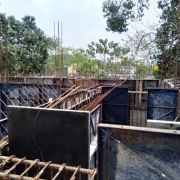 side wall,manifold,slab steel works for the filter house.(2)