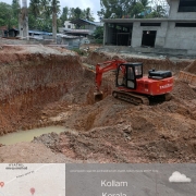 Wash water recovery tank- Excavation work for raft