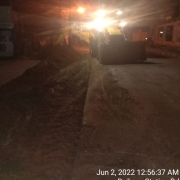road leveling at ootukuzhy junction going on