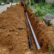 2021.11.09 Distribution pipe laying