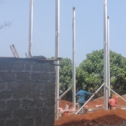 HT structure erected at site on 21.03.2021