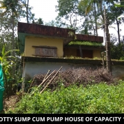 Sump cum pump house at Kalthotty