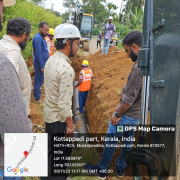 Meppadi -pipe laying on progress 