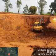 Meppadi -Booster tank site excavation on progress