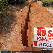 Meppadi-Pipe laying on progress