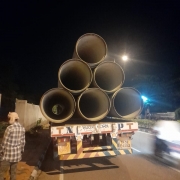 914mm pipe supply to site