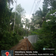 Chettikulangara(ward20) vadakethundam to Chettikulangara  near gurumala devi temple   road side : LHS Pipe :90mm PVC  No of pipes laid:29