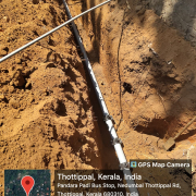 Pipe line extension & providing HTC at Parappukkara GP area