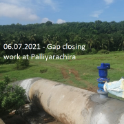 06.07.2021 gap closing work at Palliyarachira