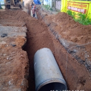 1118mm MS pipe laying