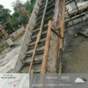 ADMIN BUILDING- Concreting of stair(1st flight)