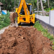 Pipe laying work started at Chengannur Municipality