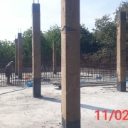 Karimkunnam 22LL OHSR side wall reinforcement work
