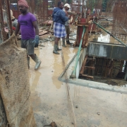 Column Concreting in CWR above +3.45 level slab