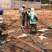 Column concreting in CFL 01