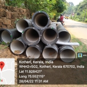 350 mm DI pipe supplied