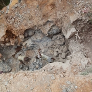 Rock blasting work at Karimkunnam OHSR site