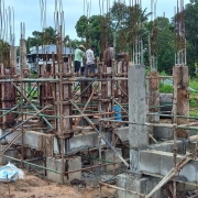 Rw channel columns casting ongoing 