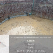 Sludge holding tank- Preparation for PCC