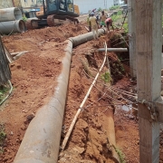 interconnection works to existing sump