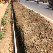 pack-4-90 mm pvc pipe laying work 