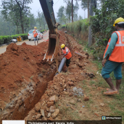 Meppadi - Pipe laying on progress